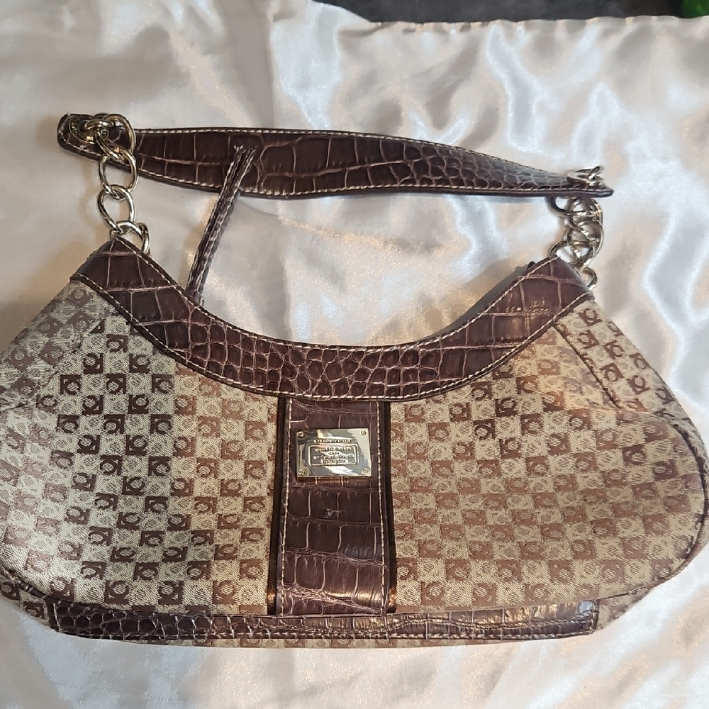 Liz Claiborne NWOT Elegant Brown Designer Women's Bag